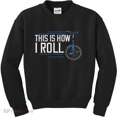 Unicycle Unicycling Gift Electric Beginner Kids Sweatshirt