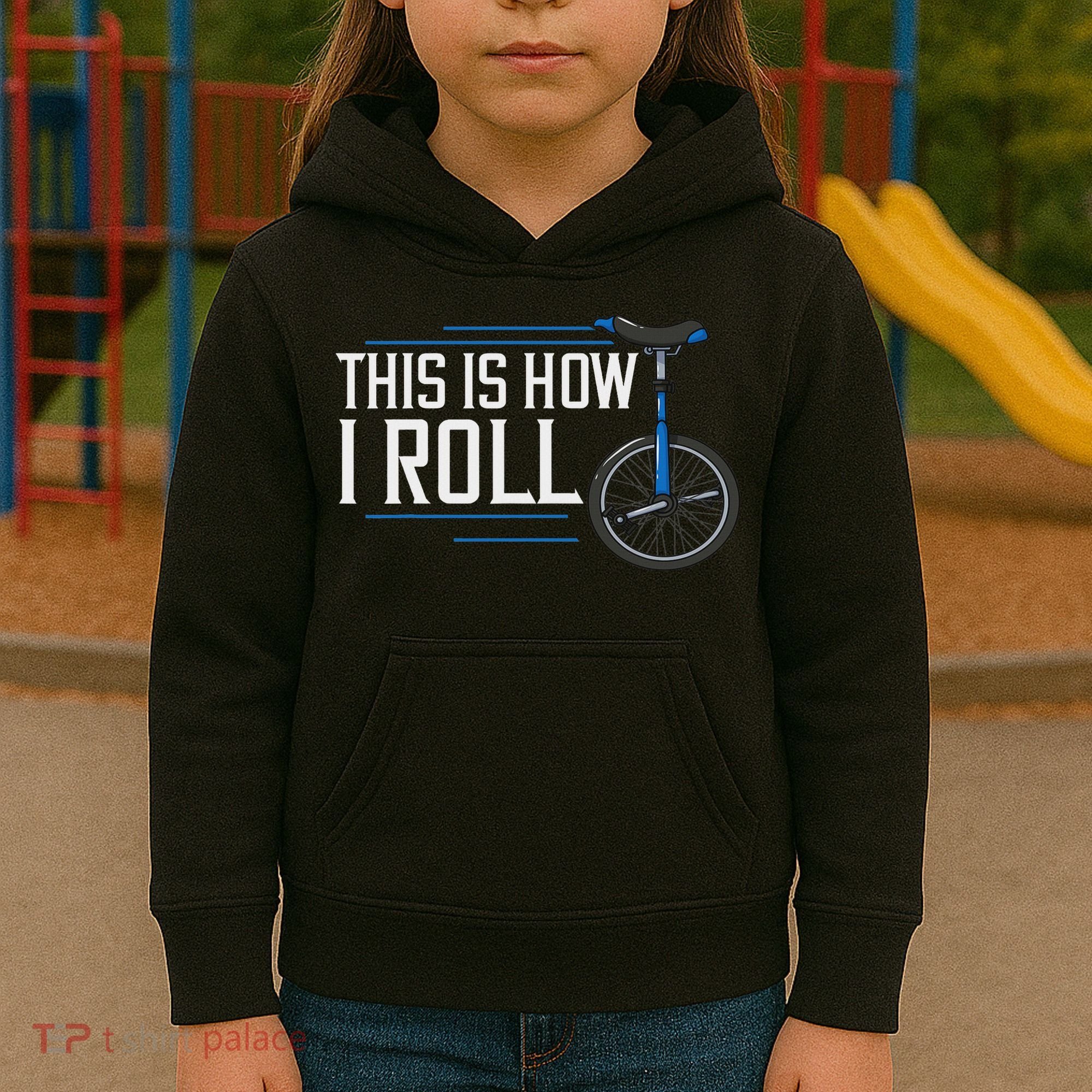 Unicycle Unicycling Gift Electric Beginner Kids Hoodie