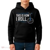Unicycle Unicycling Gift Electric Beginner Kids Hoodie thumb 4