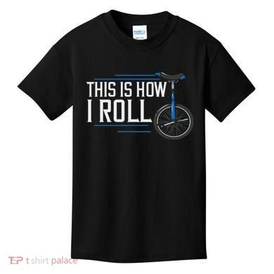 Unicycle Unicycling Gift Electric Beginner Kids T-Shirt