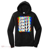 Untz Untz Hardstyle Techno Rave EDM Music DJ Festival Raver Women's Hoodie thumb 0