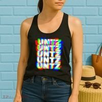 Untz Untz Hardstyle Techno Rave EDM Music DJ Festival Raver Women's Tank Top thumb 2