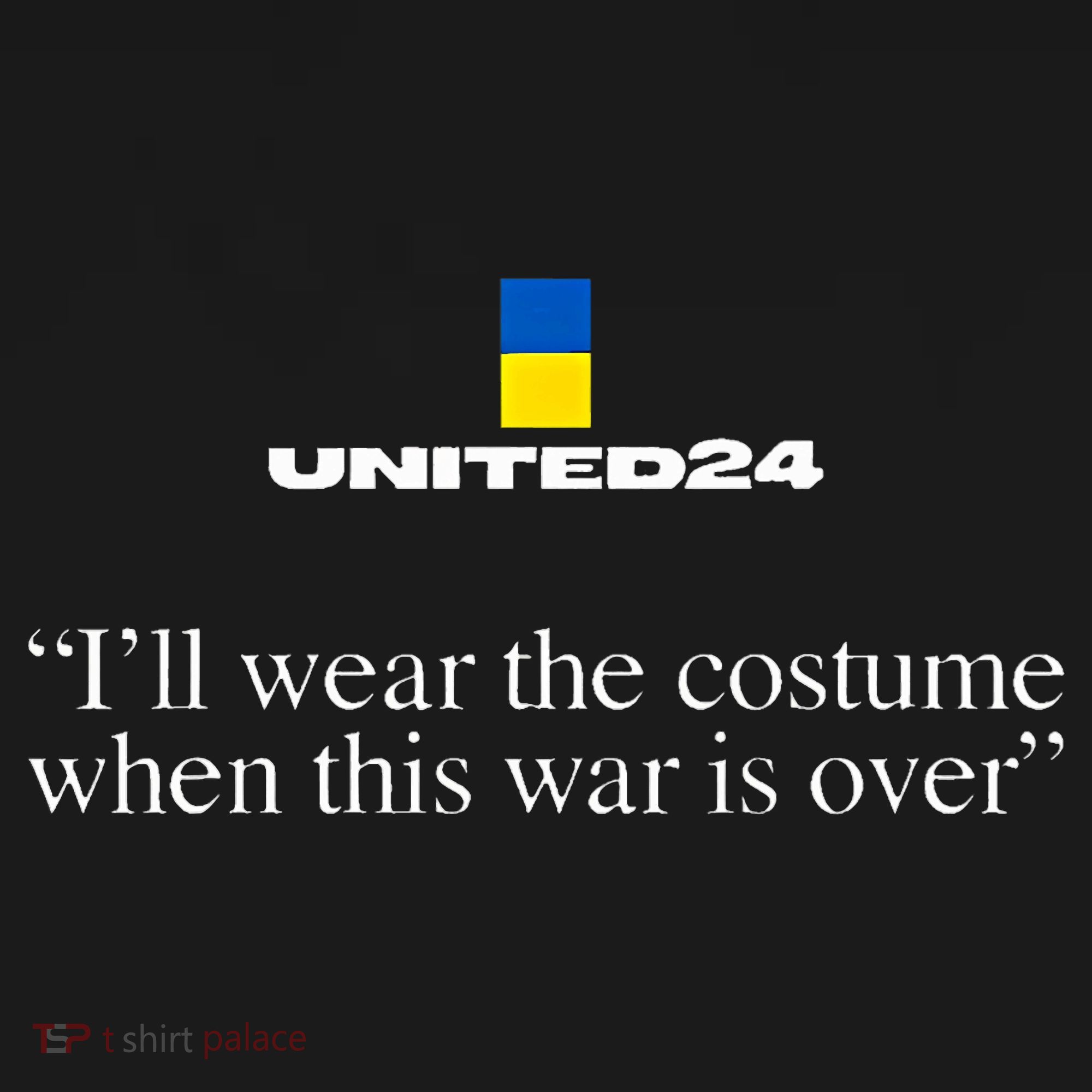 United24 Ukraine ILl Wear The Costume When The War Is Over Women's Hoodie