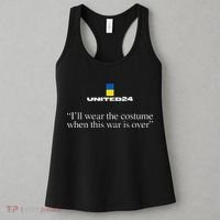 United24 Ukraine ILl Wear The Costume When The War Is Over Women's Tank Top thumb 3