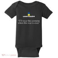 United24 Ukraine ILl Wear The Costume When The War Is Over Baby Bodysuit thumb 0