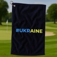 #UKRAINE Golf Towel thumb 1