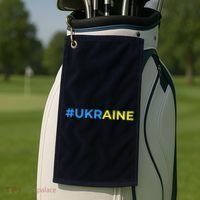 #UKRAINE Golf Towel thumb 2