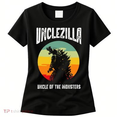 Unclezilla Uncle Of The Monsters Retro Vintage Sunset Women's T-Shirt