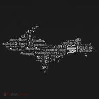 UP Upper Peninsula Michigan Word Collage Yoopers Favorite Women's Hoodie thumb 2