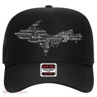 UP Upper Peninsula Michigan Word Collage Yoopers Favorite Hat thumb 0