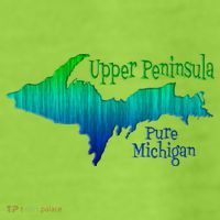 Up Upper Peninsula Michigan Ombre Yoopers 906 Adult Drive Performance Visor thumb 2