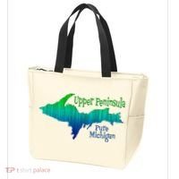 Up Upper Peninsula Michigan Ombre Yoopers 906 Tote Bag thumb 3
