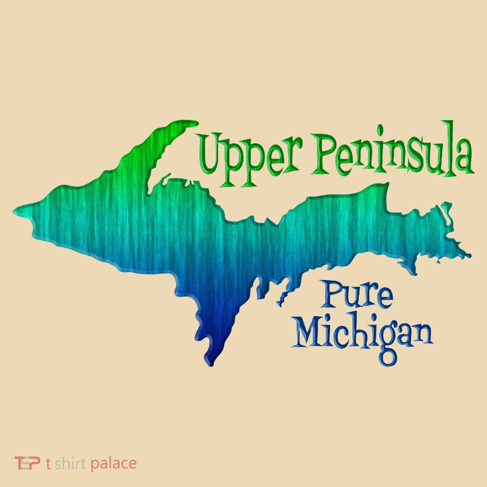 Up Upper Peninsula Michigan Ombre Yoopers 906 Tote Bag