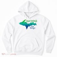 Up Upper Peninsula Michigan Ombre Yoopers 906 Hoodie thumb 0