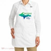Up Upper Peninsula Michigan Ombre Yoopers 906 Apron thumb 2