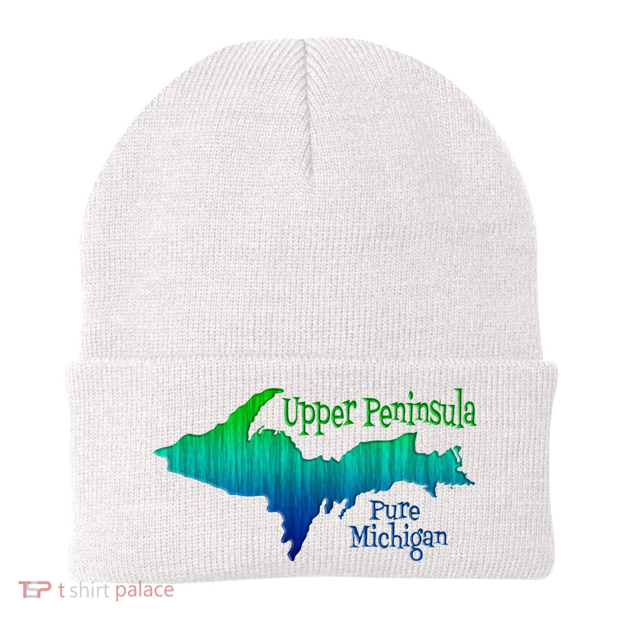 Up Upper Peninsula Michigan Ombre Yoopers 906 Beanie