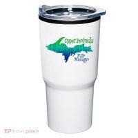 Up Upper Peninsula Michigan Ombre Yoopers 906 Tumbler thumb 0