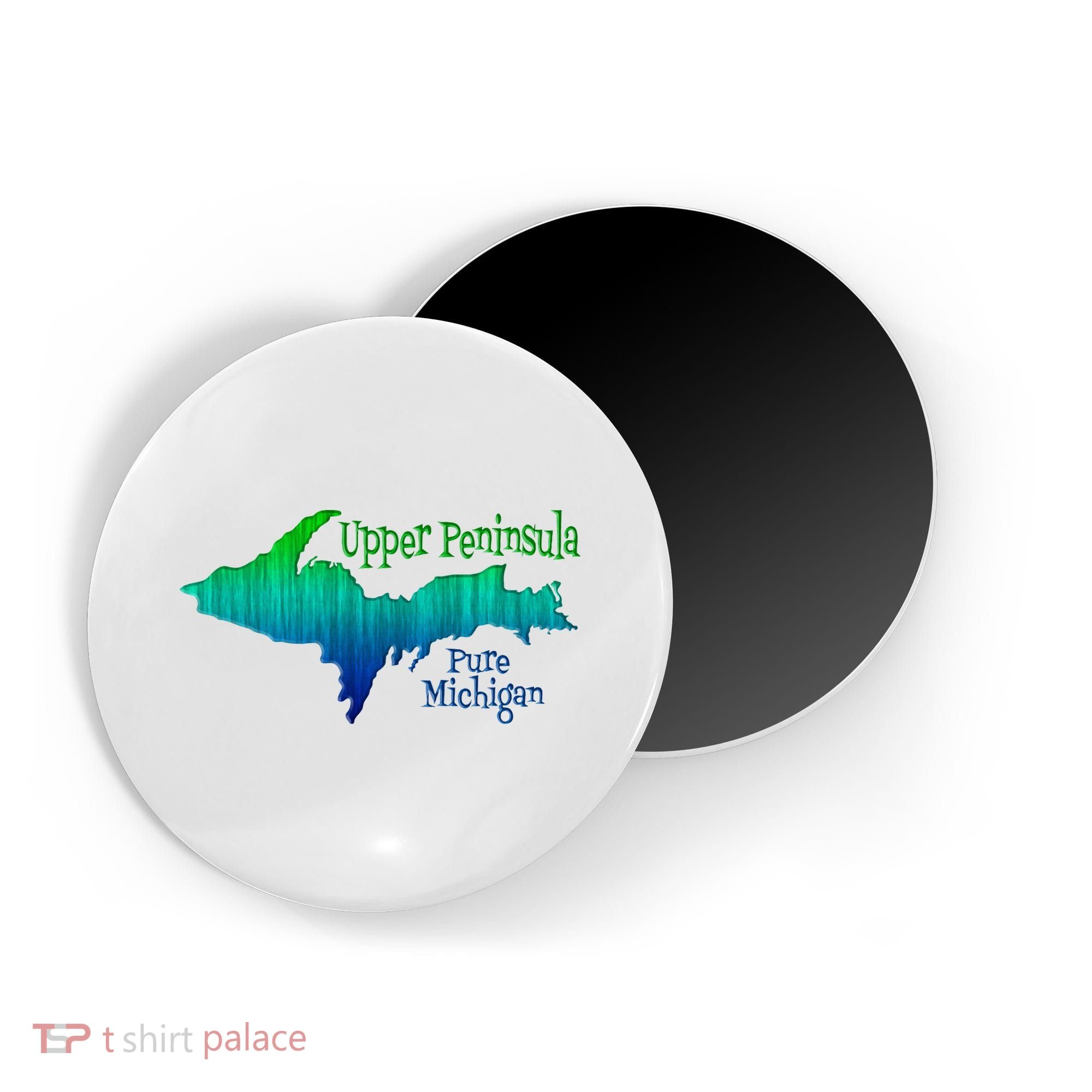 Up Upper Peninsula Michigan Ombre Yoopers 906 Magnet