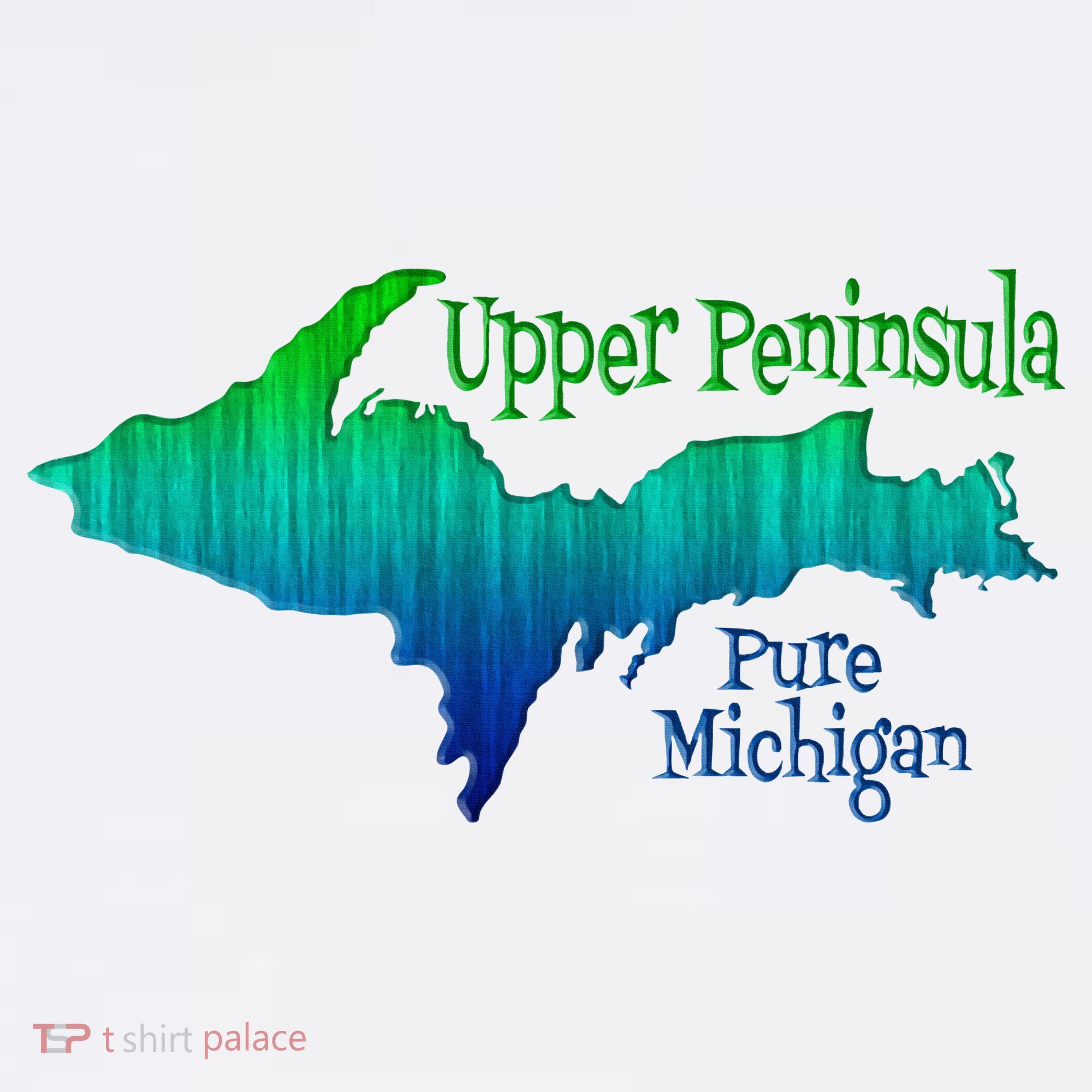 Up Upper Peninsula Michigan Ombre Yoopers 906 Women's Tank Top