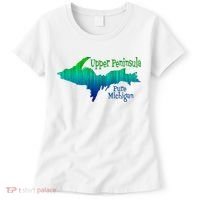 Up Upper Peninsula Michigan Ombre Yoopers 906 Women's T-Shirt thumb 0