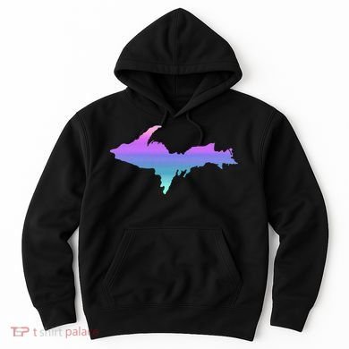 Up Upper Peninsula Michigan Ombre Yoopers 906 Hoodie