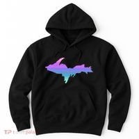 Up Upper Peninsula Michigan Ombre Yoopers 906 Hoodie thumb 0