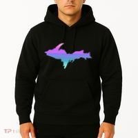Up Upper Peninsula Michigan Ombre Yoopers 906 Hoodie thumb 2