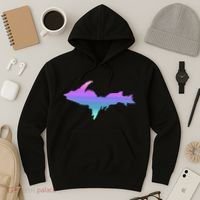 Up Upper Peninsula Michigan Ombre Yoopers 906 Hoodie thumb 3