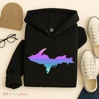 Up Upper Peninsula Michigan Ombre Yoopers 906 Hoodie thumb 4
