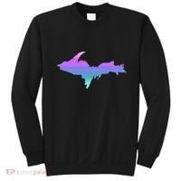 Up Upper Peninsula Michigan Ombre Yoopers 906 Sweatshirt thumb 0