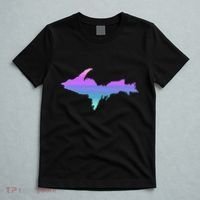 Up Upper Peninsula Michigan Ombre Yoopers 906 T-Shirt thumb 5