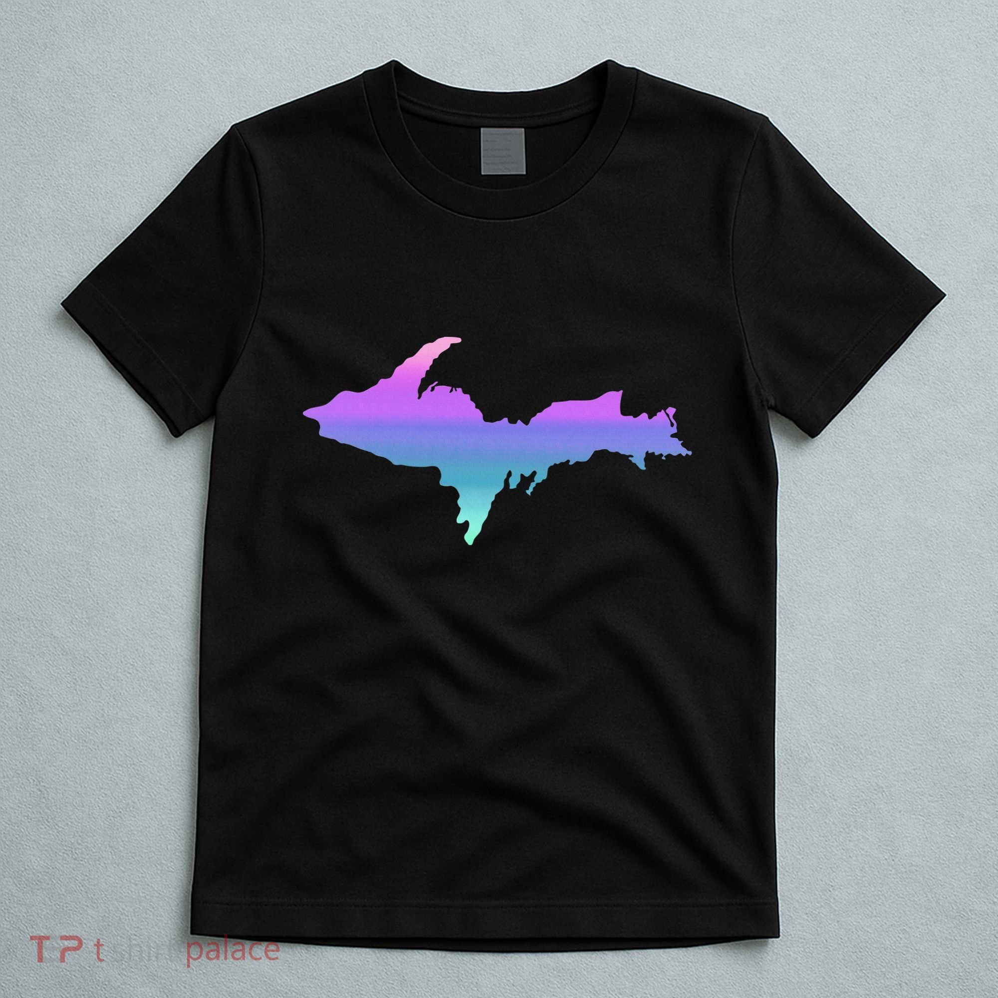 Up Upper Peninsula Michigan Ombre Yoopers 906 T-Shirt
