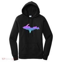 Up Upper Peninsula Michigan Ombre Yoopers 906 Women's Hoodie thumb 0