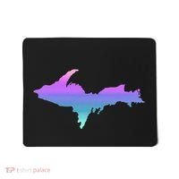 Up Upper Peninsula Michigan Ombre Yoopers 906 Mousepad thumb 0