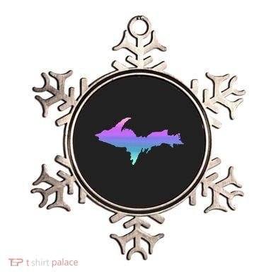 Up Upper Peninsula Michigan Ombre Yoopers 906 Ornament