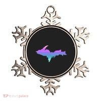 Up Upper Peninsula Michigan Ombre Yoopers 906 Ornament thumb 0