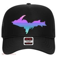 Up Upper Peninsula Michigan Ombre Yoopers 906 Hat thumb 0