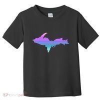 Up Upper Peninsula Michigan Ombre Yoopers 906 Toddler T-Shirt thumb 0