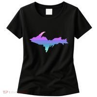 Up Upper Peninsula Michigan Ombre Yoopers 906 Women's T-Shirt thumb 0