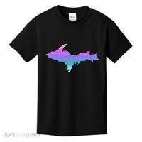 Up Upper Peninsula Michigan Ombre Yoopers 906 Kids T-Shirt thumb 0