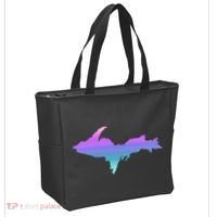 Up Upper Peninsula Michigan Ombre Yoopers 906 Tote Bag thumb 2