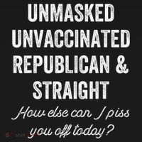 Unmask Unvaccinated Republican & Straight Anti Vax Freedom T-Shirt thumb 7