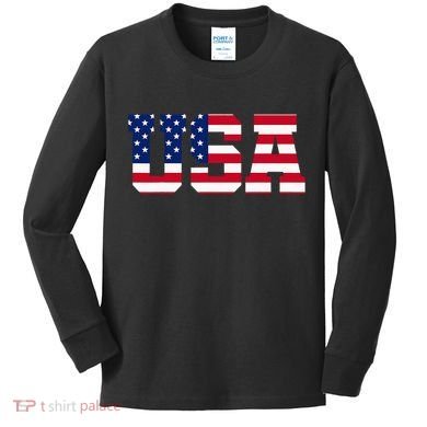 Usa Kids Long Sleeve Shirt