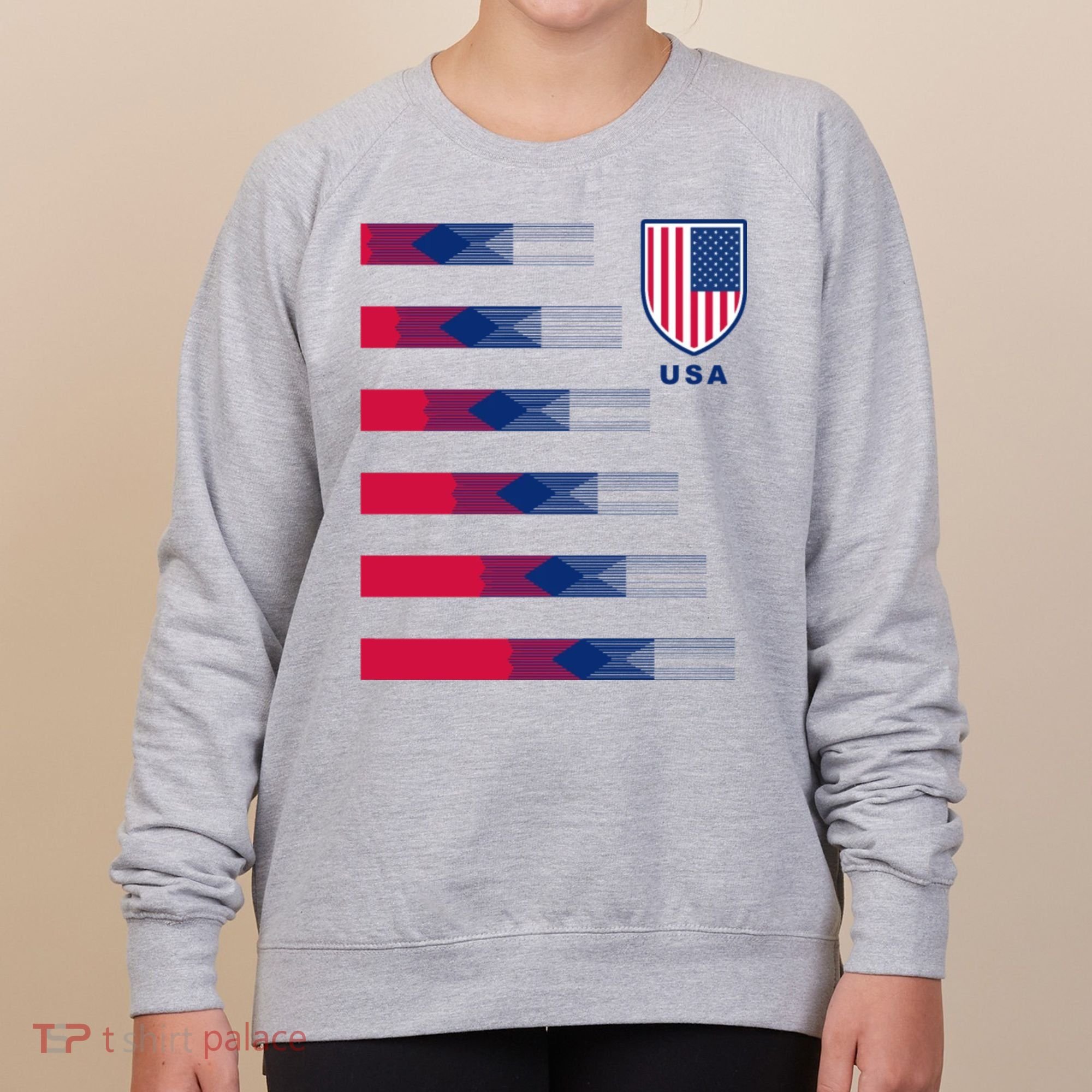 USA Soccer American Team Jersey Women's Sweatshirt