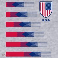 USA Soccer American Team Jersey Women's Sweatshirt thumb 2