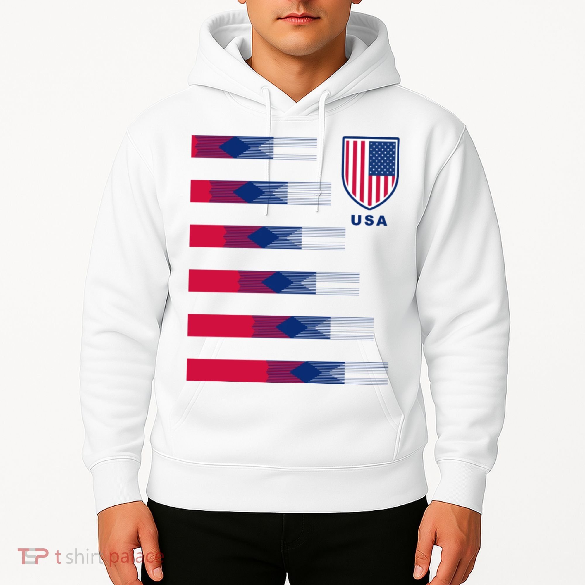 USA Soccer American Team Jersey Hoodie