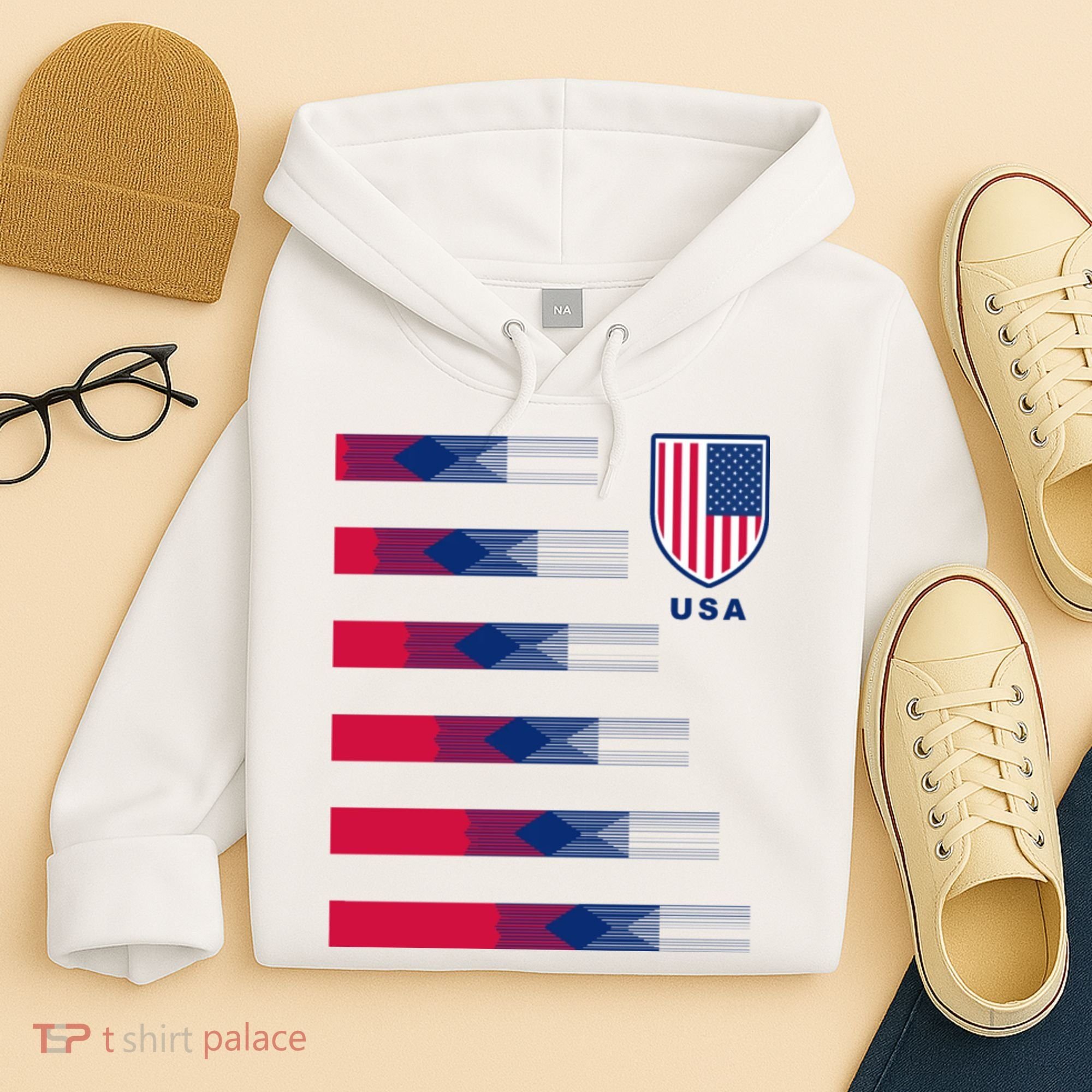 USA Soccer American Team Jersey Hoodie