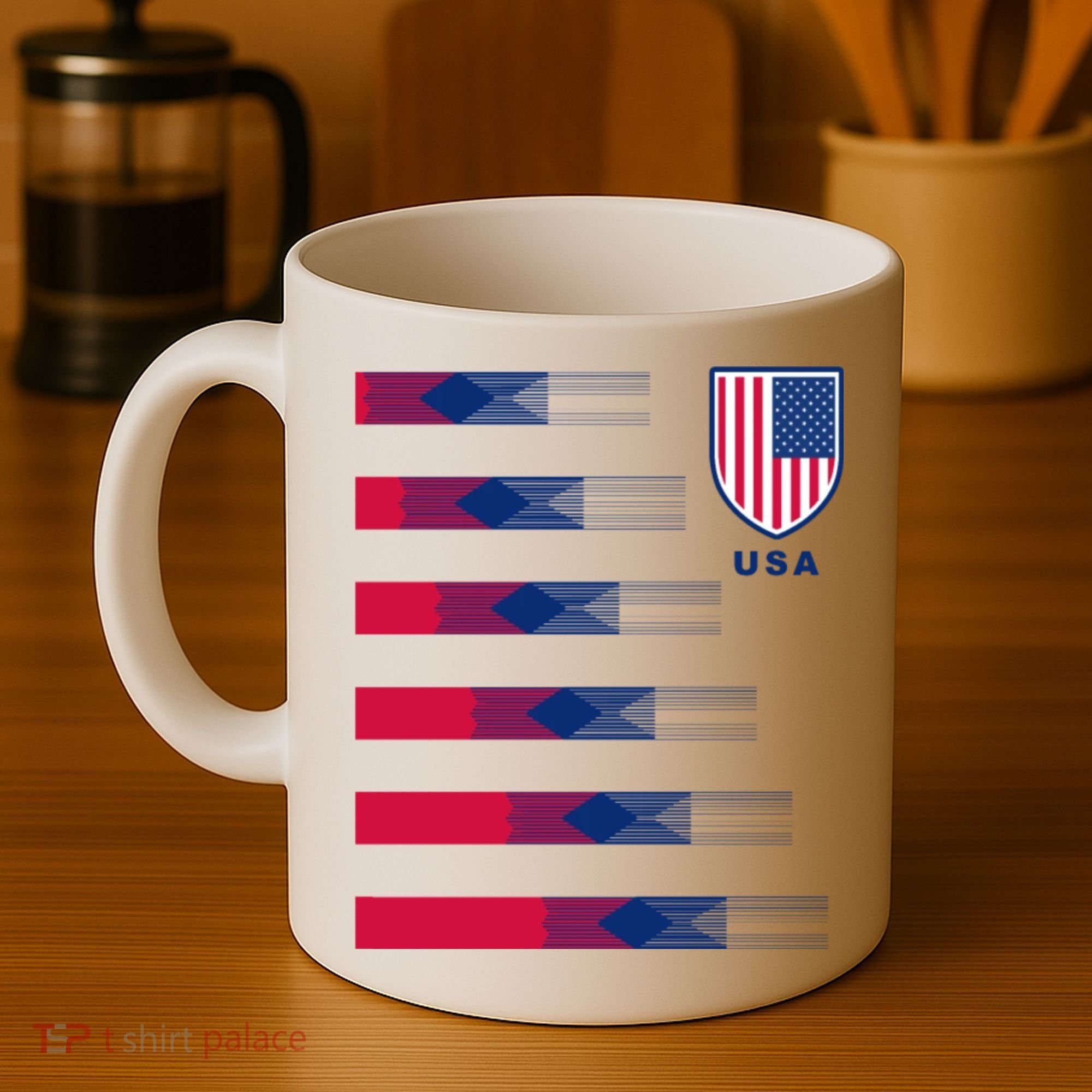USA Soccer American Team Jersey Coffee Mug