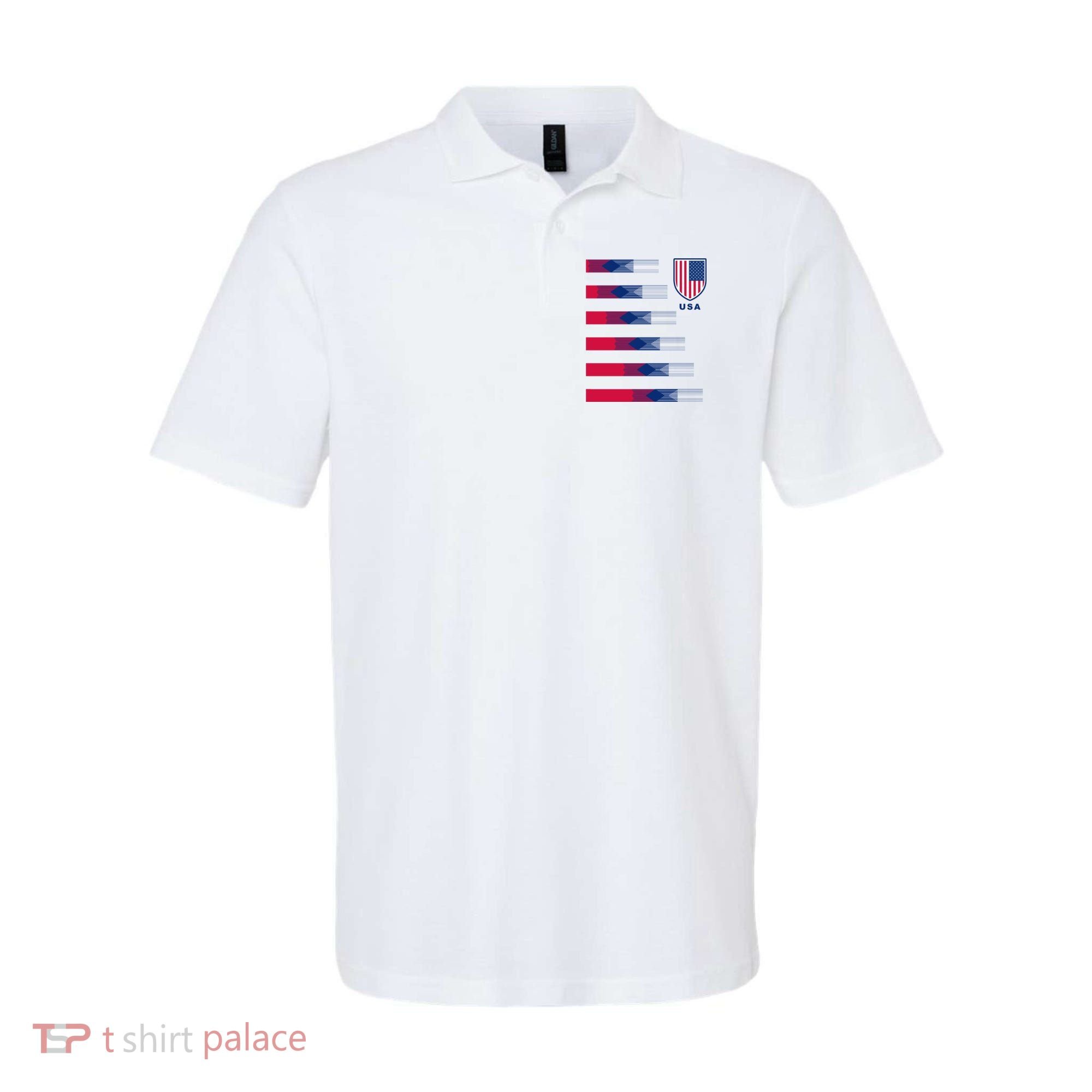 USA Soccer American Team Jersey Polo