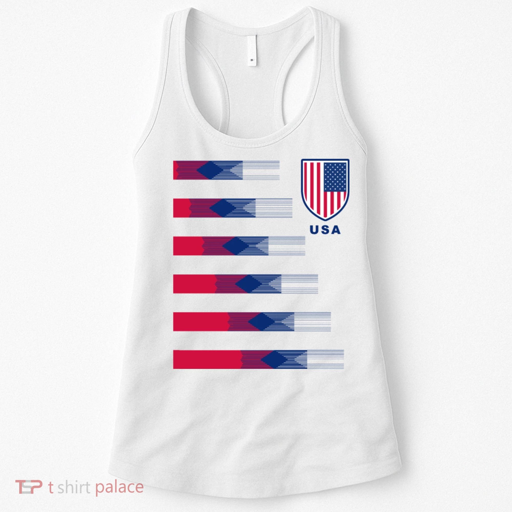 USA Soccer American Team Jersey Women's Tank Top